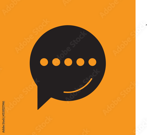 Minimal comment buddle icon 