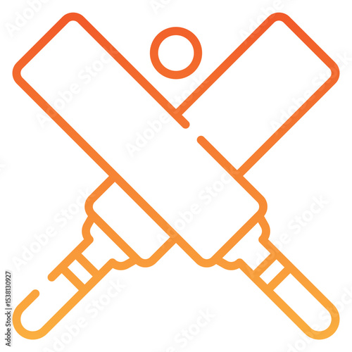 Cricket gradient icon