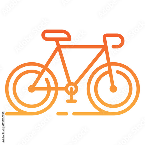 Cycling gradient icon