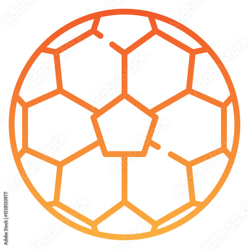 Football gradient icon