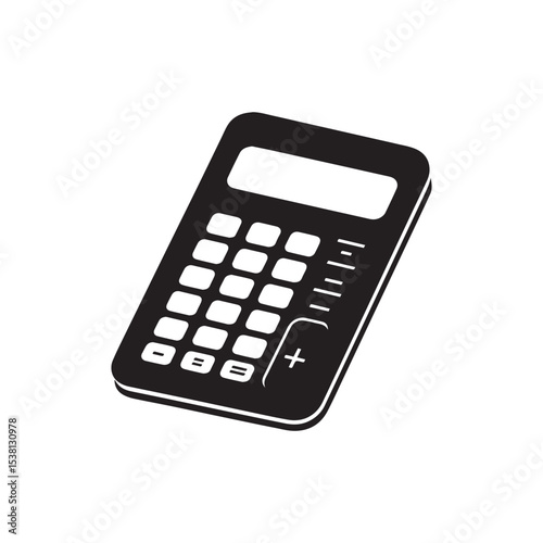 Calculator vector on a white background. Calculation symbol icon
