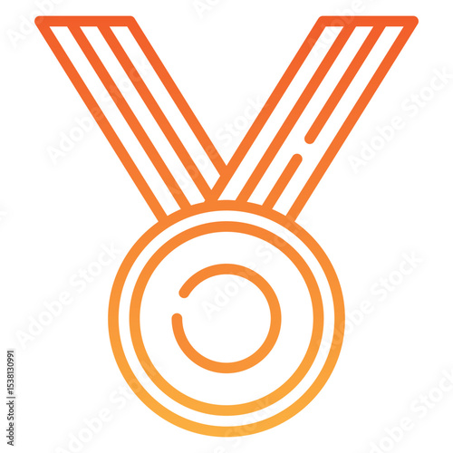 Medal gradient icon