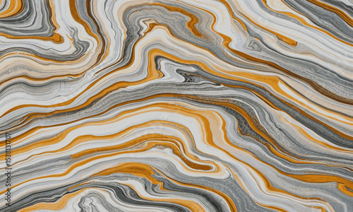 Timeless Flow Abstract marble pattern flowing streaks of grey, muted gold white black, creating a smooth texture vector background wallpaper