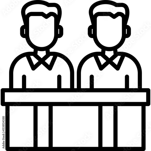 Committee line icon