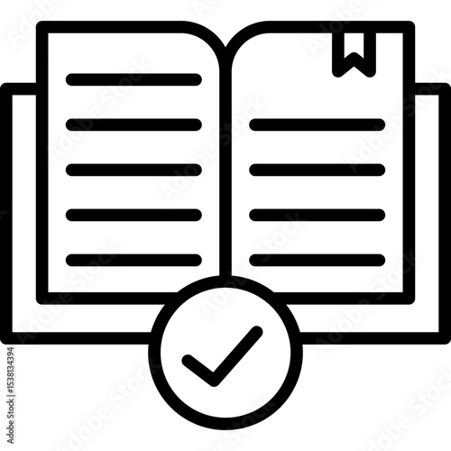 Guidelines line icon