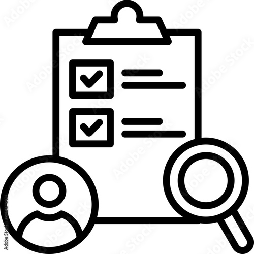 Internal Audit line icon