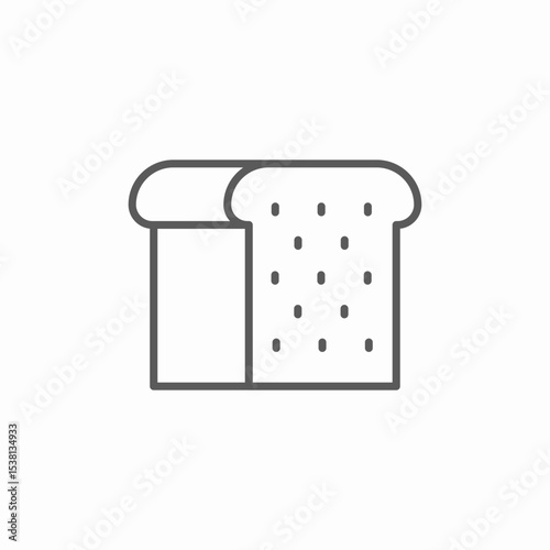 kulich bread icon sign vector