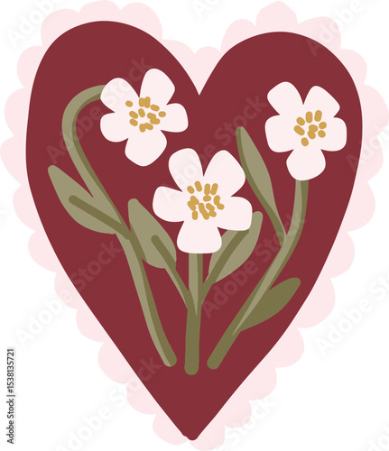 Heart-Shaped Floral Arrangement