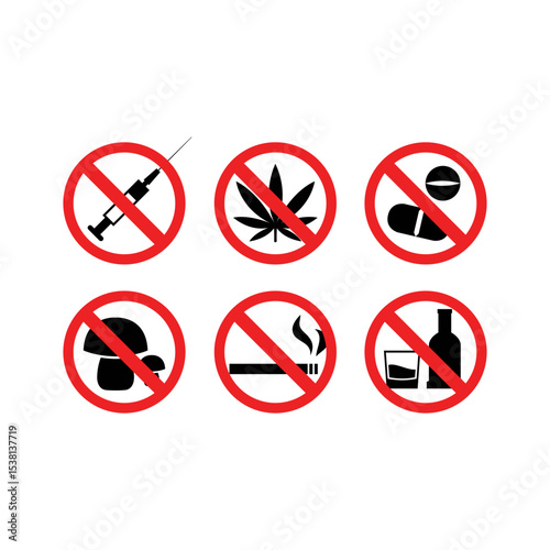 No drugs sign