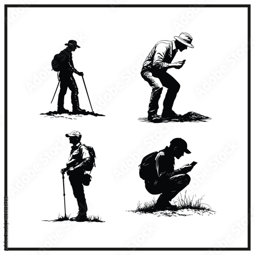 Archaeologist Silhouette