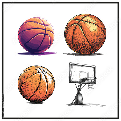 Basketball Blocker Silhouette