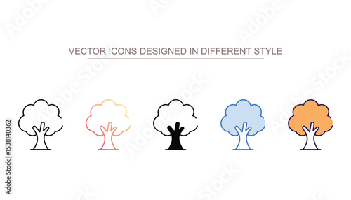 Russian trea icon design with white background stock illustration
