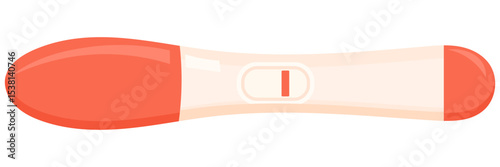 Vector image of a pregnancy test. The long-awaited baby. Test for the presence of hCG in the body. Element for your design.