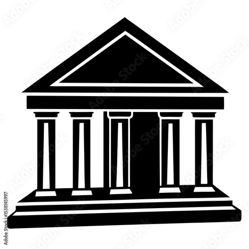 greek column vector illustration