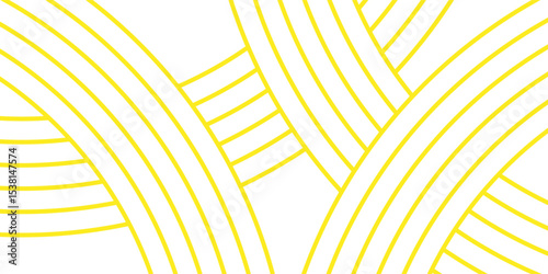 Pasta background, spaghetti abstract geometric pattern. Macaroni yellow poster. Wavy abstract pattern. Pasta vector illustration