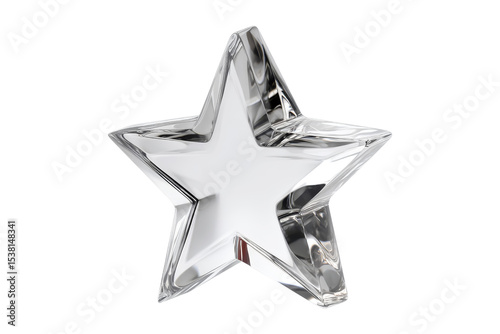 Achievement crystal star award