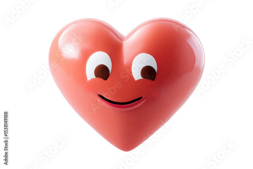 Happy heart icon digital art cheerful
