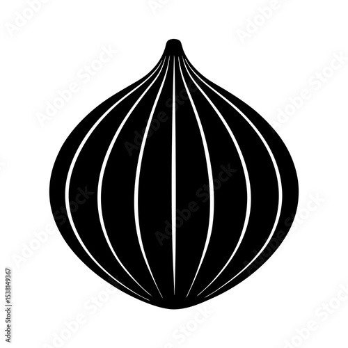 onion isolated on white background