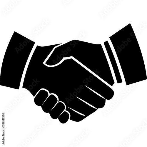 handshake vector illustration