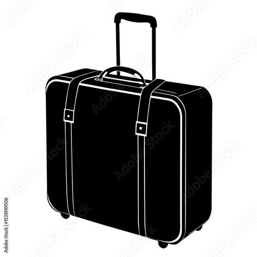 suitcase isolated on white background
