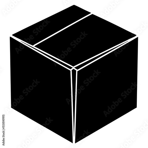 black and white box