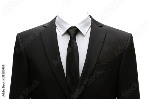 Studio photo of formal suit