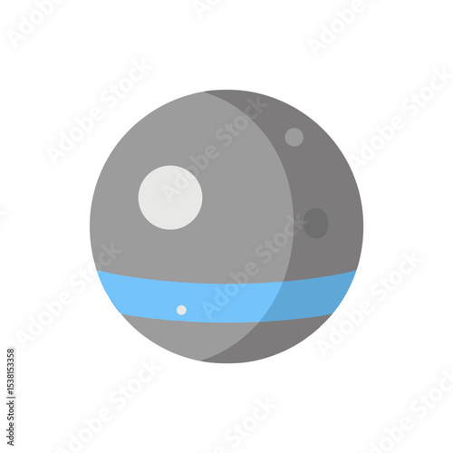 planet illustration, planet icon, full color