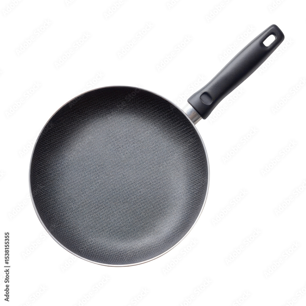 High-quality non-stick frying pan with a sleek design and textured surface for efficient cooking and easy cleaning Transparent background or png High-quality non-stick frying pan with a sleek design and textured surface for efficient cooking and easy cleaning Transparent background or png