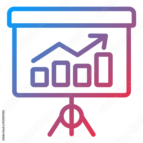 Presentation Line Icon Style
