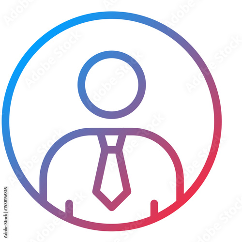 Profile Line Icon Style