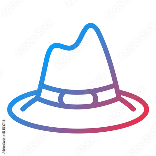 Hat Line Icon Style
