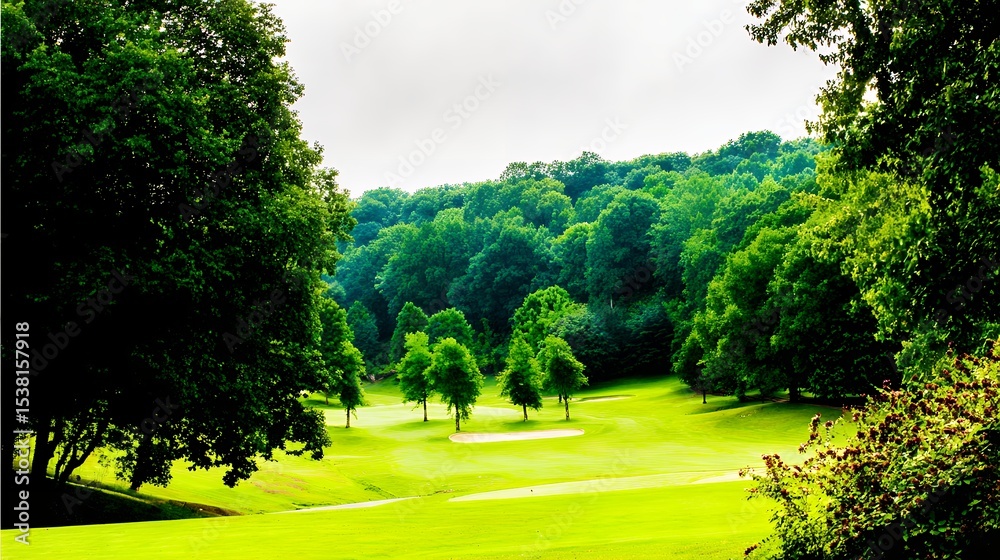 Lush green forest landscape with natural vegetation and peaceful environment Lush green forest landscape with natural vegetation and peaceful environment