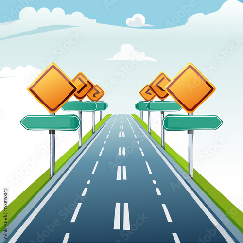 Road Ahead Choices and Directions on a Winding Highway