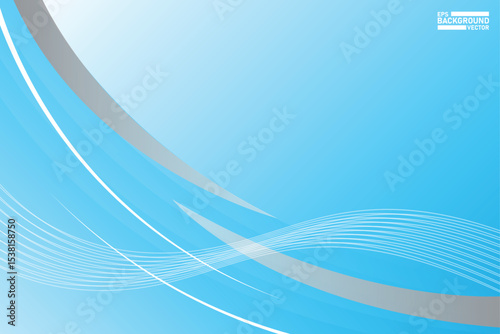 Abstract design light blue background illustration