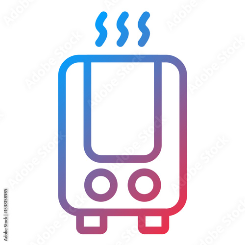Heater Line Icon Style
