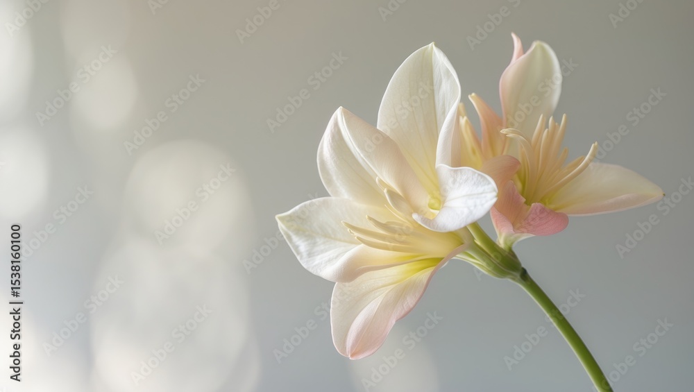 Fototapeta premium A beautiful Alstroemeria flower in full bloom.