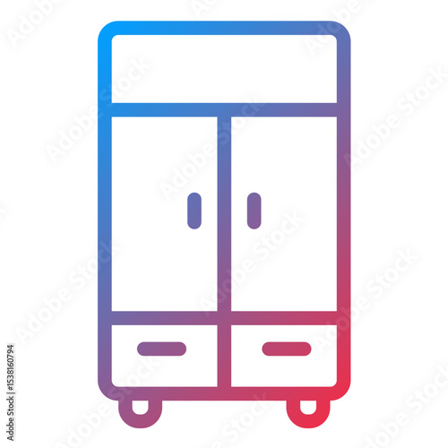 Cabinet Line Icon Style