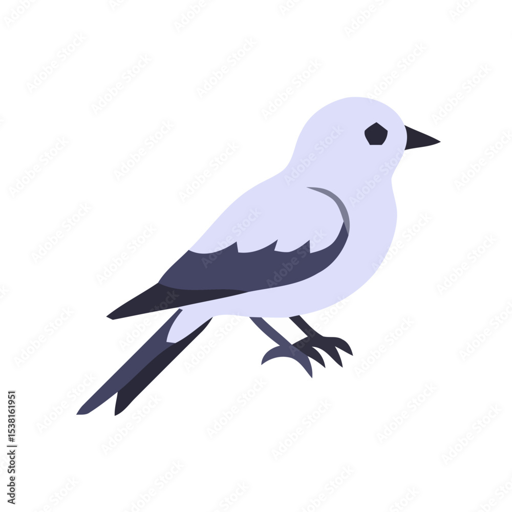 Pixel Bird Illustration Isolated White Background Pixel Bird Illustration Isolated White Background
