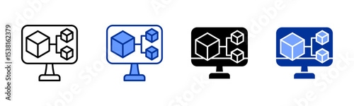 Module icon sheet multiple style collection
