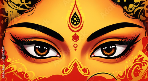 Durga's Eyes: A Glimpse into Divine Power