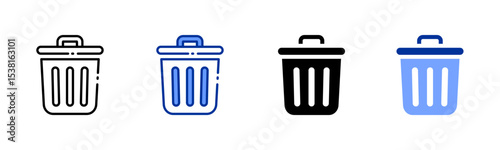 Delete icon sheet multiple style collection