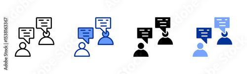 Feedback icon sheet multiple style collection