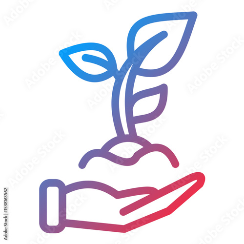 Replant Line Icon Style
