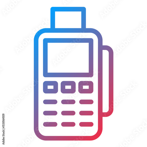 Pos Terminal Line Icon Style