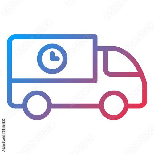Delivery Line Icon Style