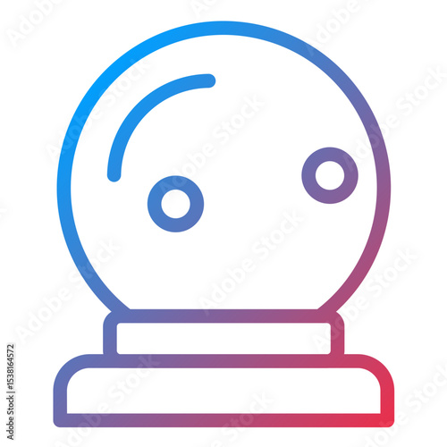 Snowball Line Icon Style
