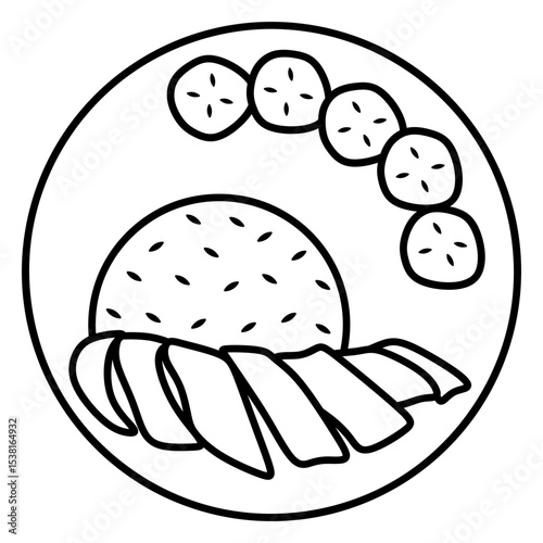 Hainanese chicken rice
