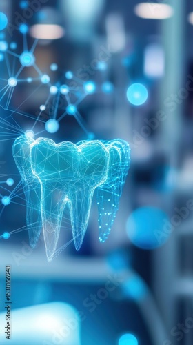 Digital Representation of a Tooth with Network Connections