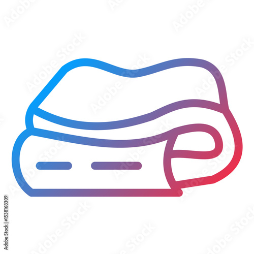 Blanket Line Icon Style