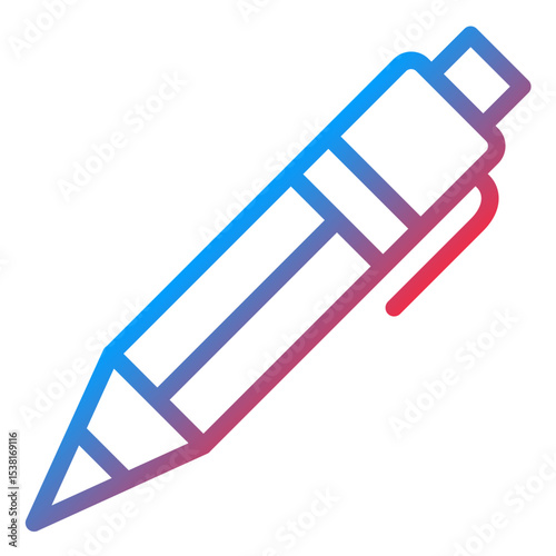 Pen Line Icon Style